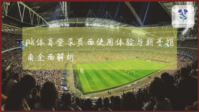 mk体育登录页面使用体验与新手指南全面解析